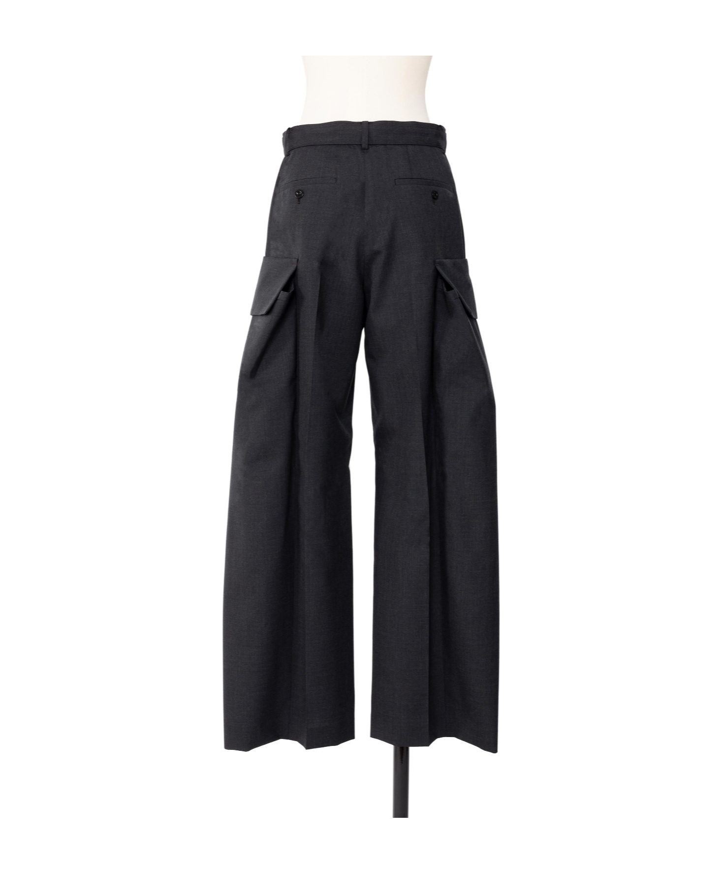 Sacai Belt Loop Casual Pants In Blue