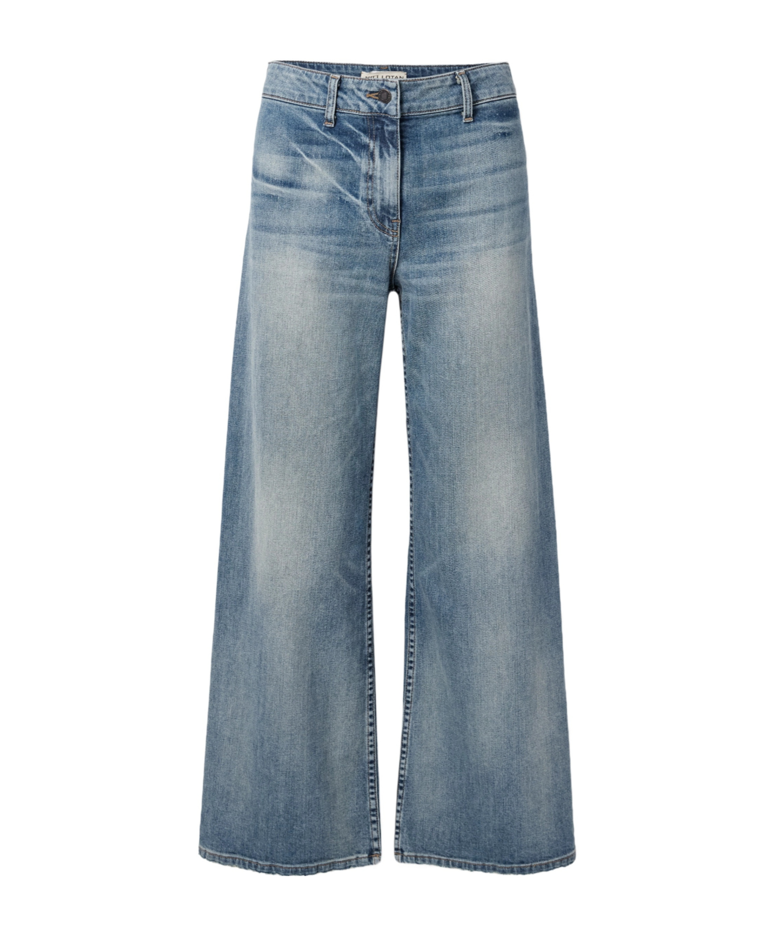 Nili Lotan Megan Wide-leg Jeans In Blue