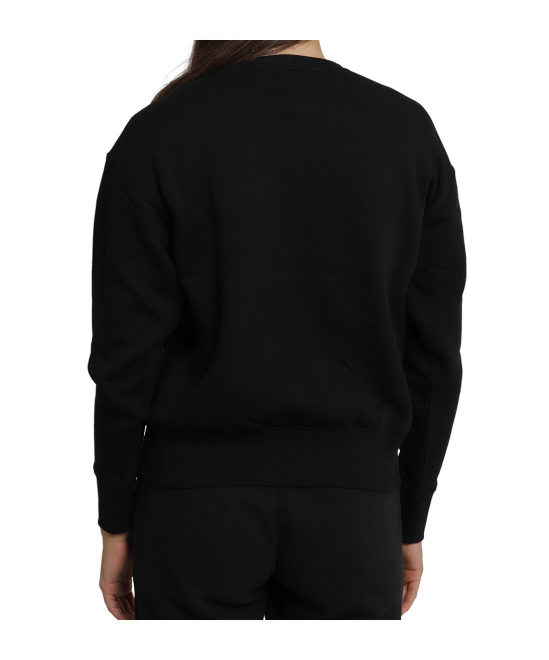 Shop Polo Ralph Lauren Polo-pony Embroidered Sweatshirt In Black
