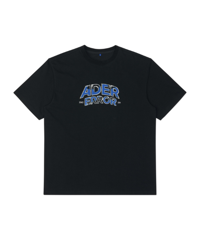 Ader Error Black T Shirts In Black