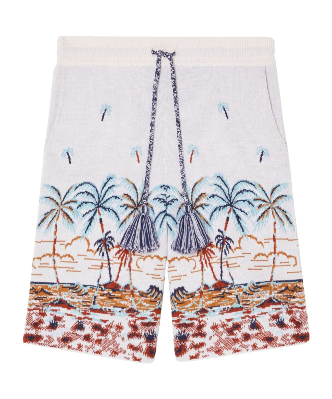 Alanui The Tale Of Hawaiian Shorts In White