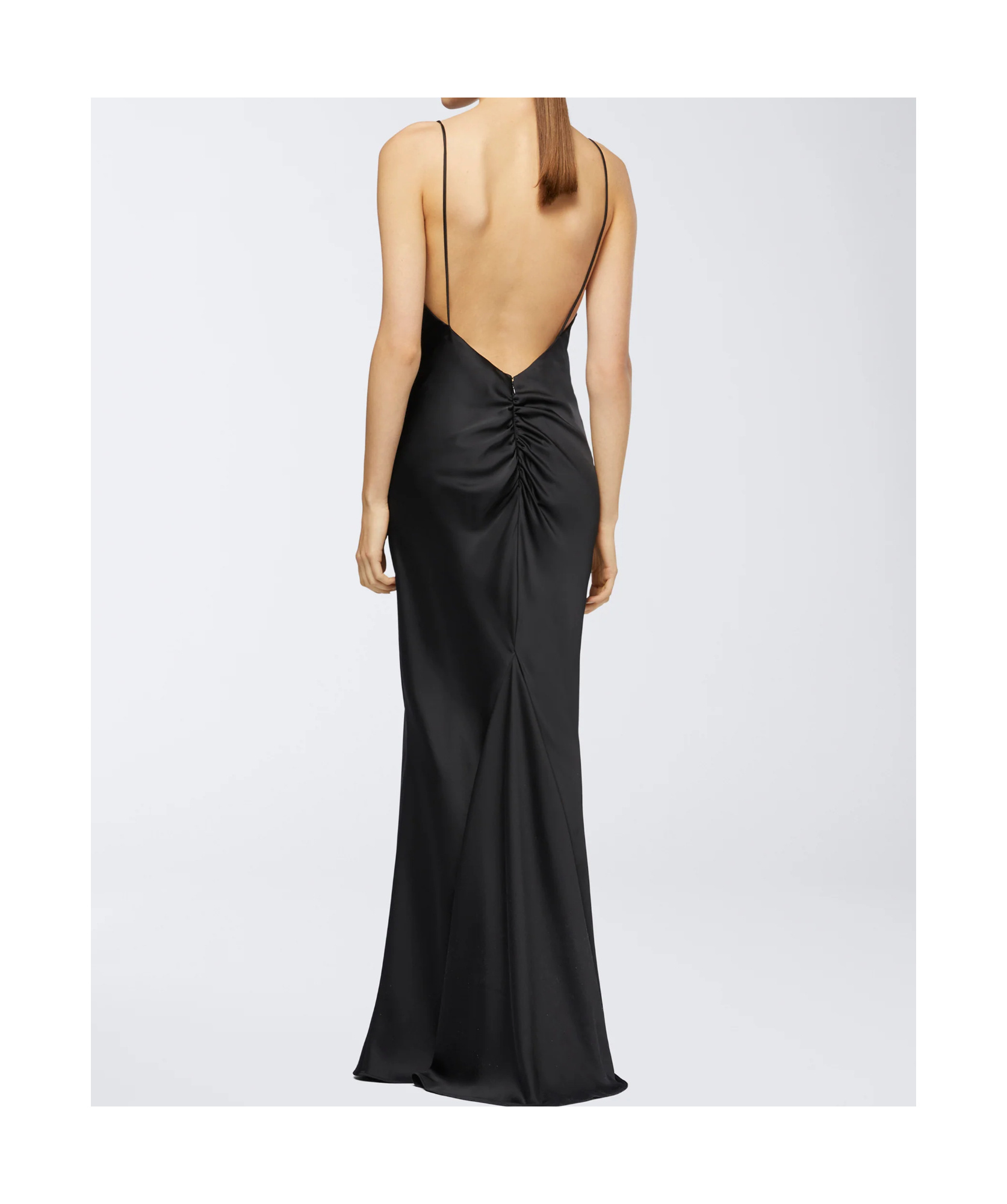 The Andamane Thin Strap Dress In Black