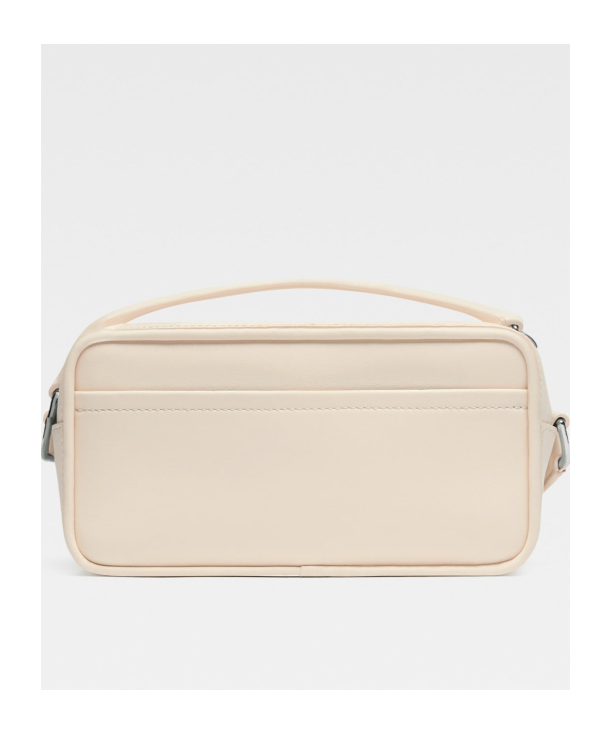 Jacquemus Zippered Crossbody Bag In Nude