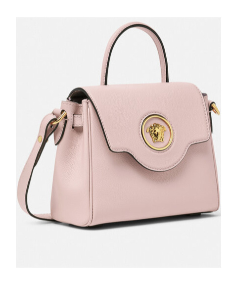 Shop Versace Small La Medusa Tote Bag In Pink