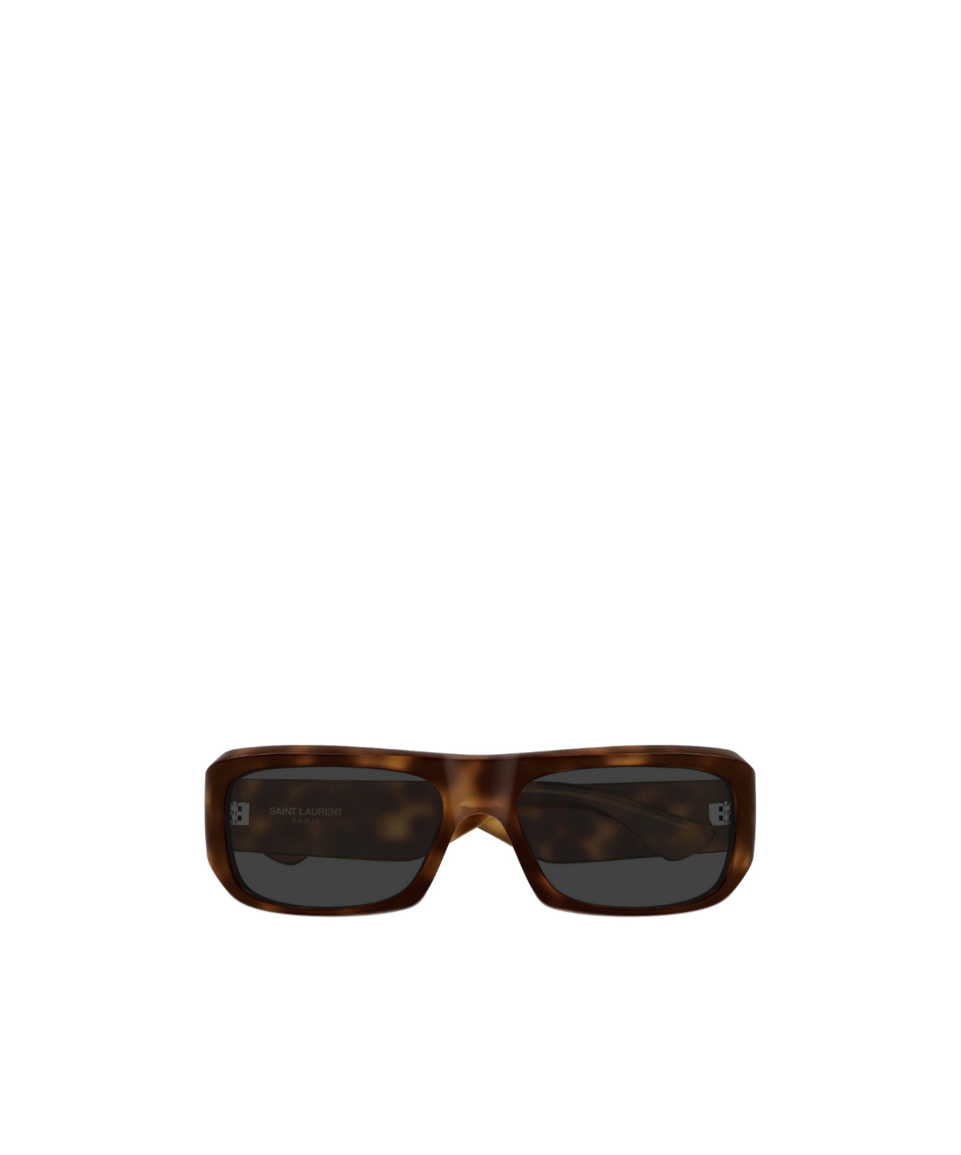 Saint Laurent Thick-rimmed Rectangular Sunglasses In Black