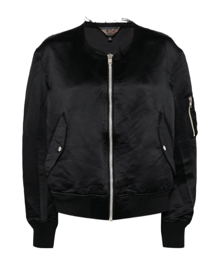 COMME DES GARÇONS ROUND-NECK LONG-SLEEVED CASUAL JACKET 