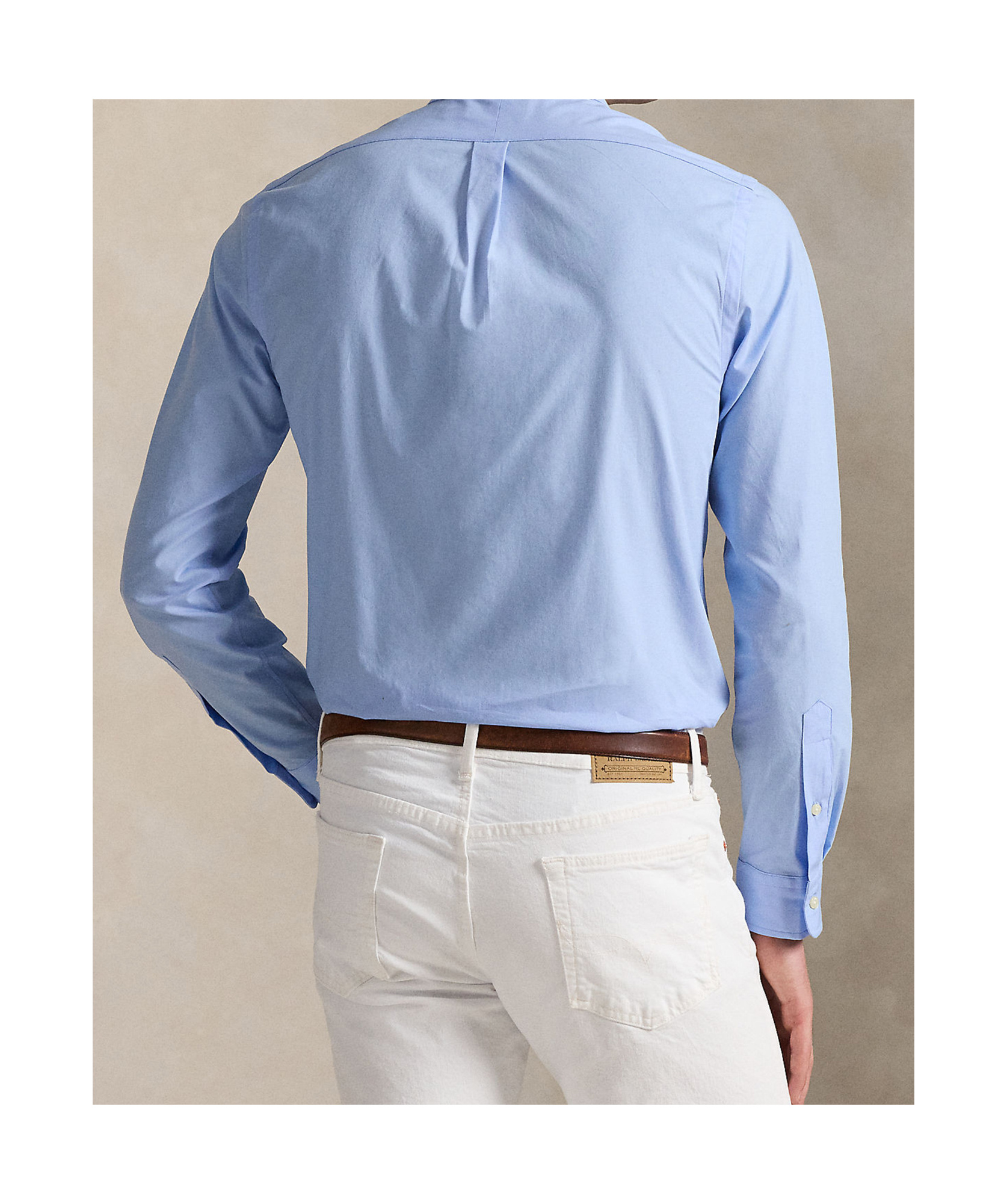 Polo Ralph Lauren Shirt Collared Buttons Long Sleeves In Blue