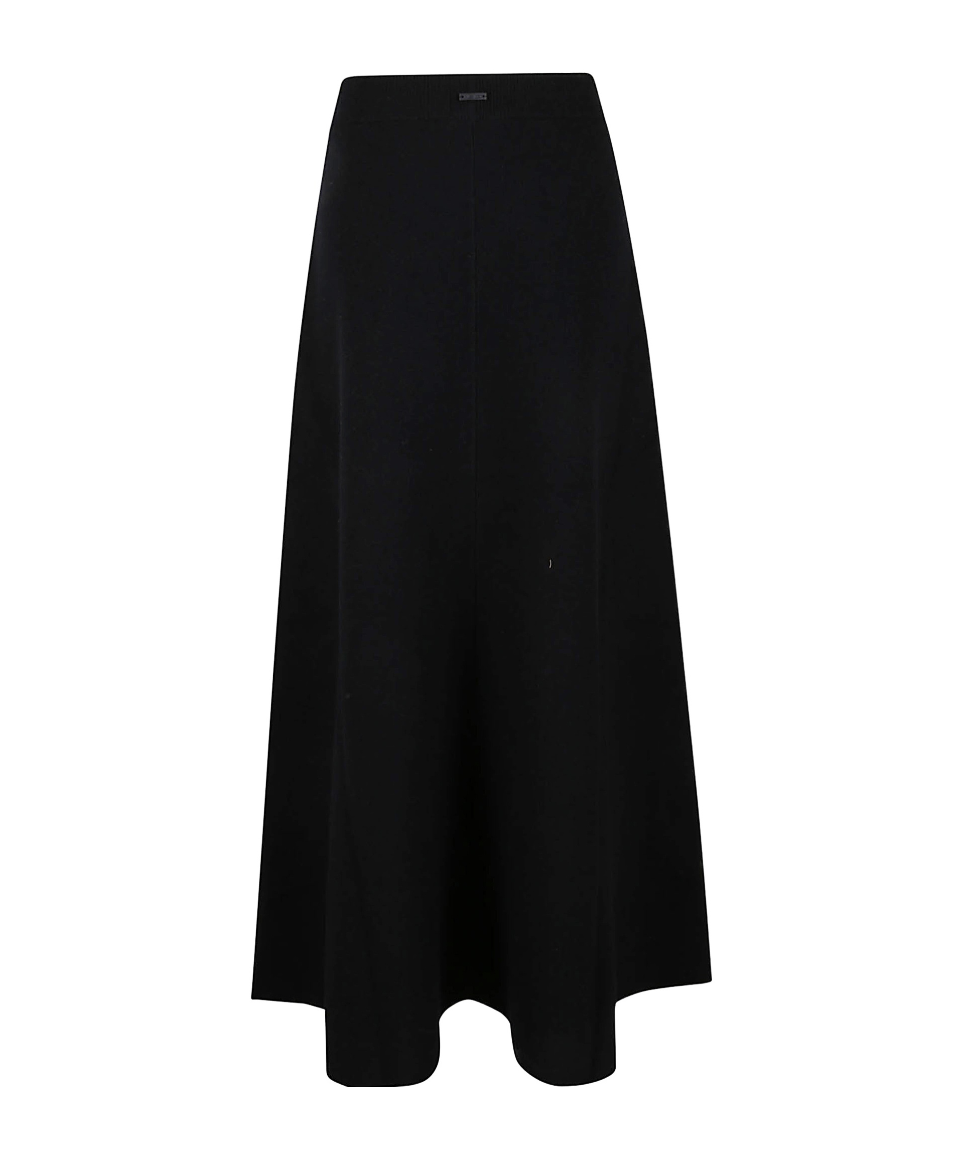 Max Mara Flared Skirt In Black