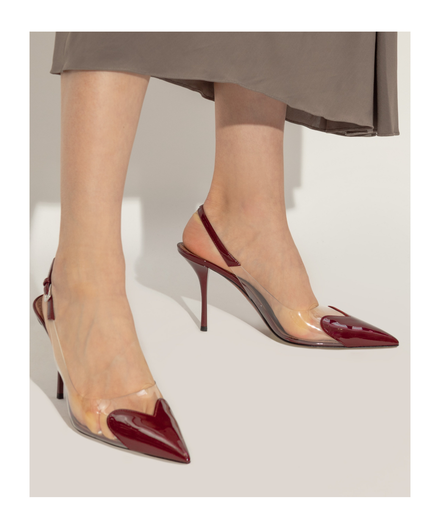 Alaïa Pointed High-heeled Sandals In Multicolor