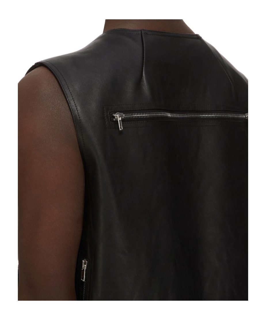 Rick Owens Sleeveless Vest In Black