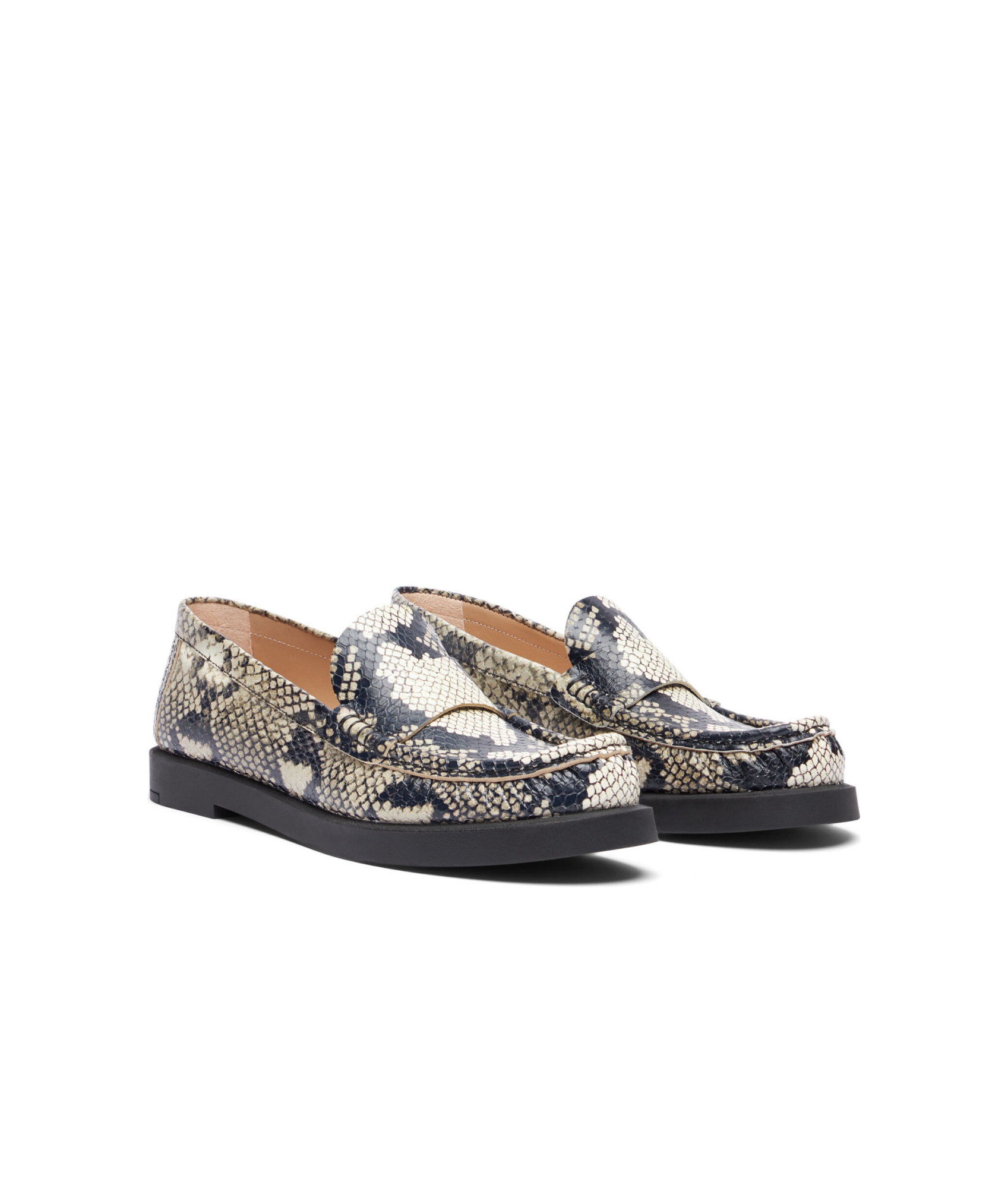 Stuart Weitzman Blake Loafers In Black