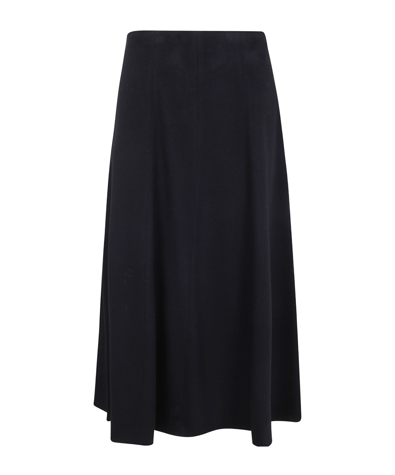 Max Mara Zipper Skirt In Black