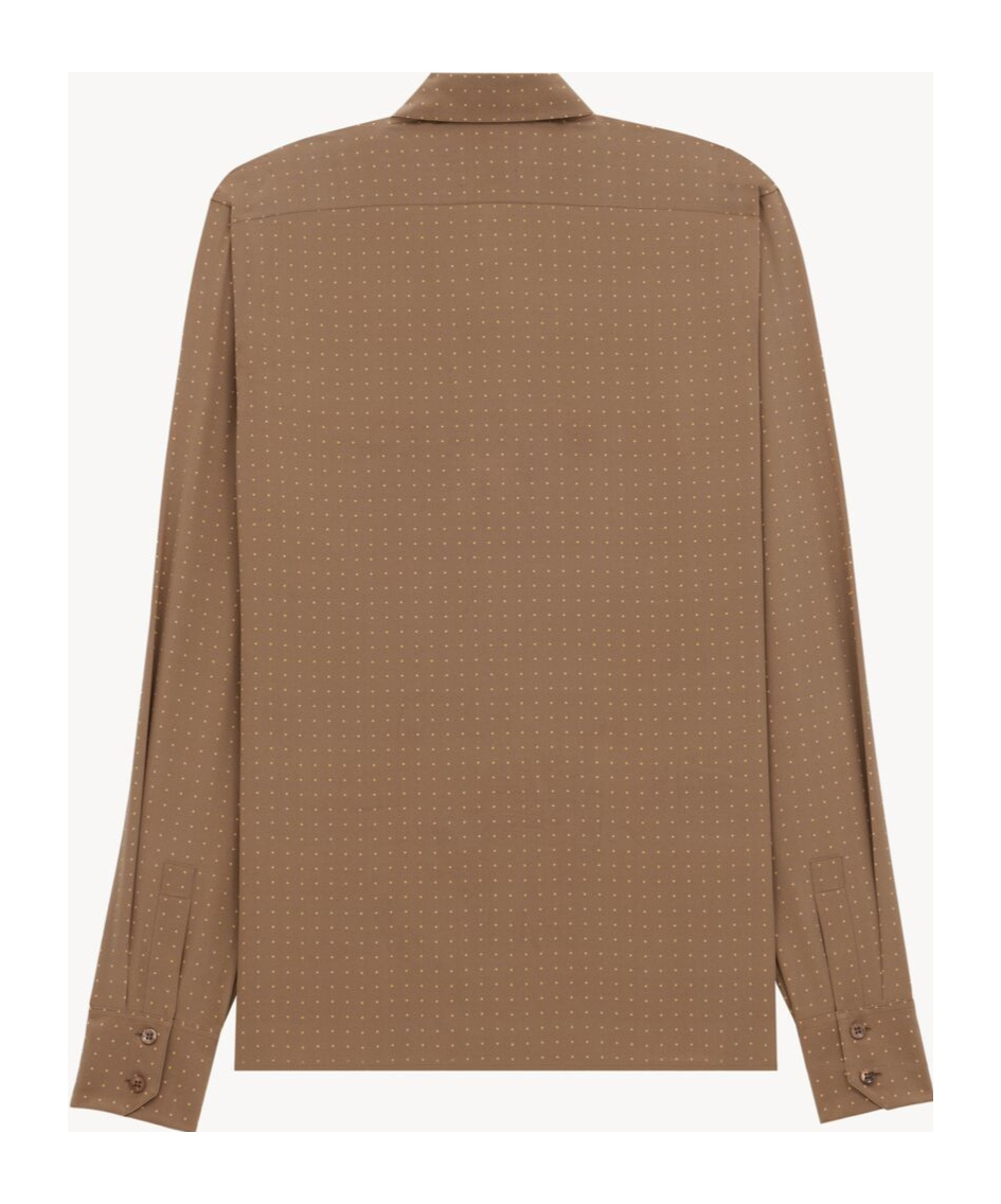 SAINT LAURENT SAINT LAURENT DOTTED RELAXED FIT SHIRT