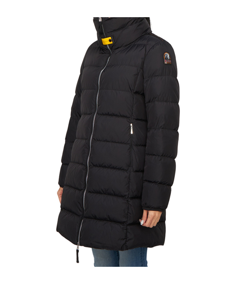 Shop Parajumpers Long-sleeved Down Jacket In Black