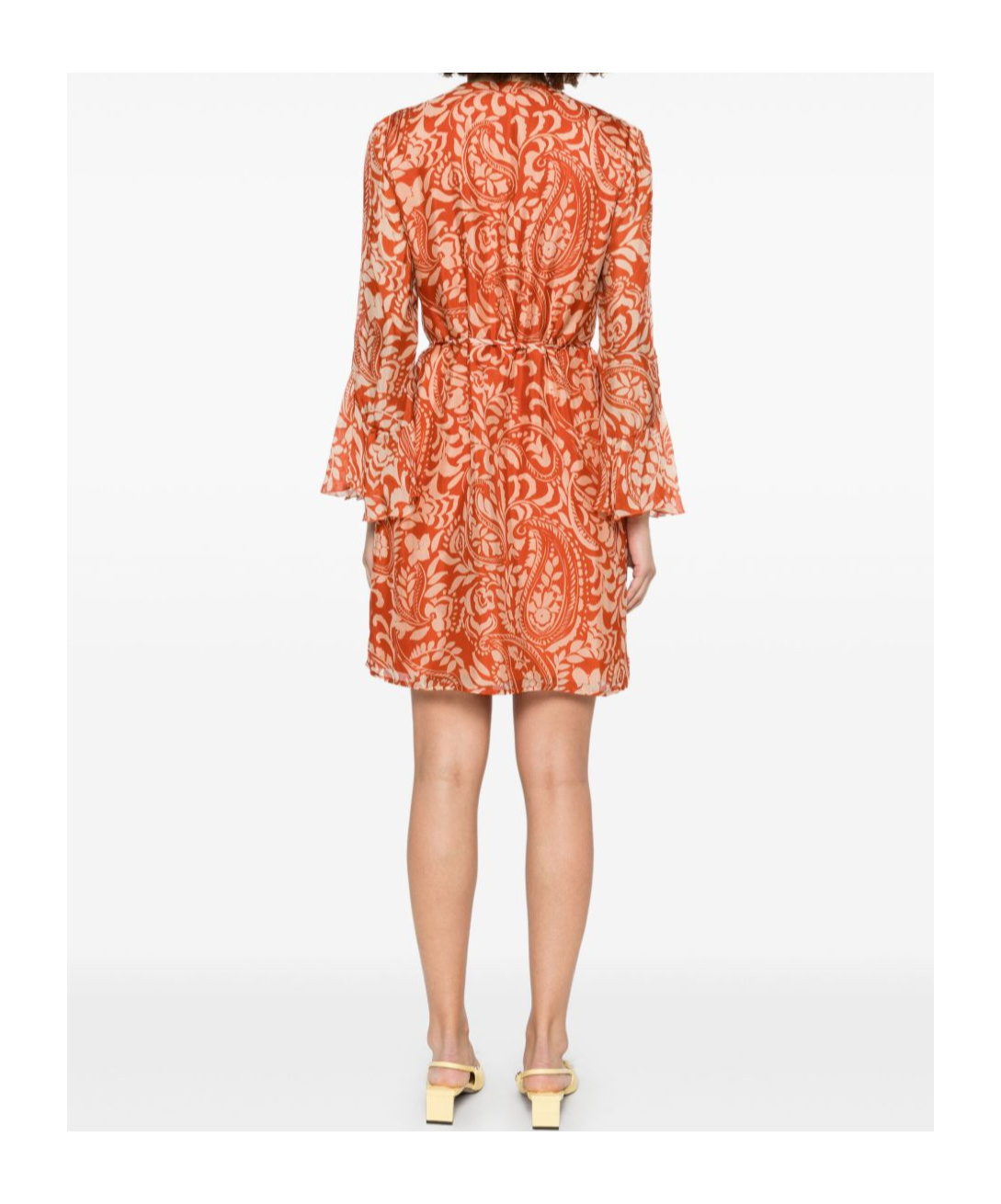 Liu •jo Paisley-print Mini Dress In Red