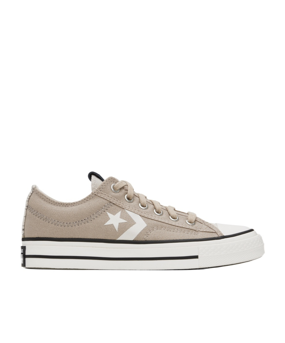 Converse Round Head Fastened With Low-top Casual Sneakers In White