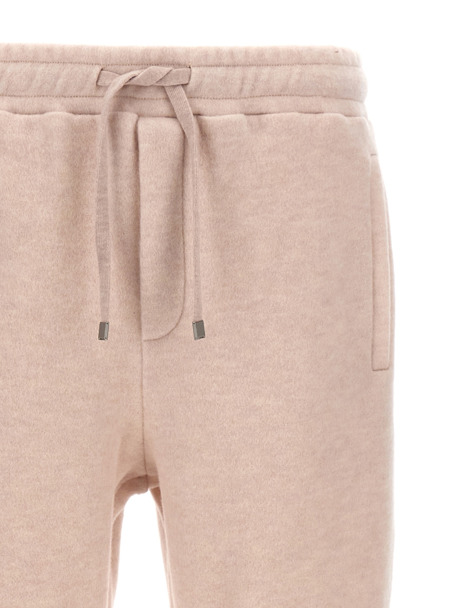 Etro Wool Joggers Elastic Waistband In Nude