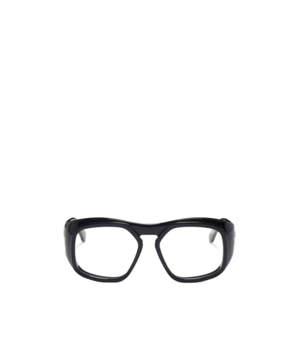 Valentino Eyewear Geometric Frame Glasses In Black