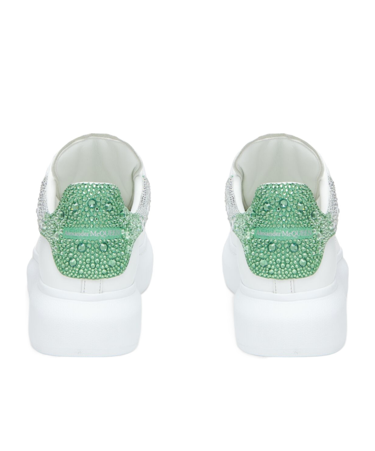 Alexander Mcqueen Leather Oversized Sneakers In White
