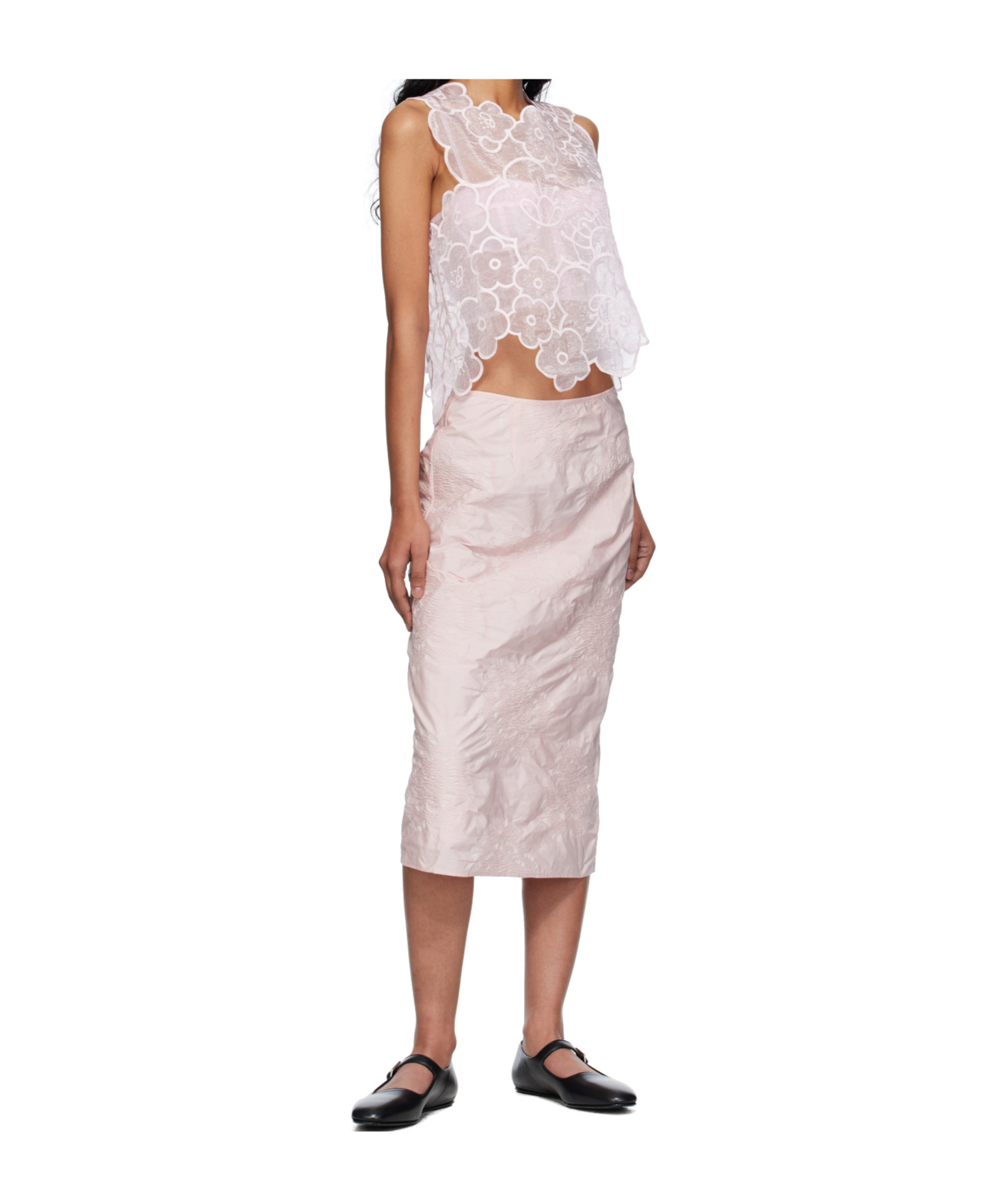 Cecilie Bahnsen Sleeveless Tops In Pink