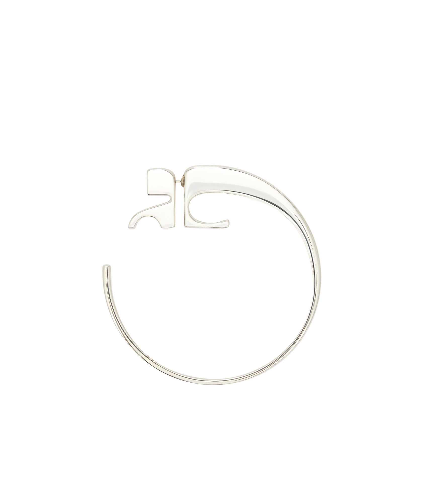 Courrèges Round Earrings