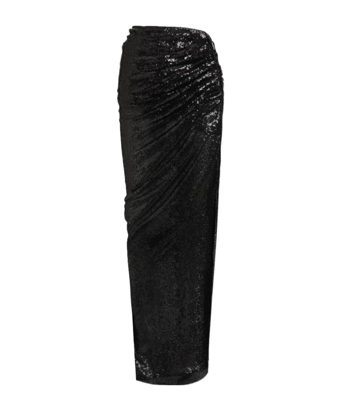 Maticevski Sequin-embellished Maxi Skirt In Black