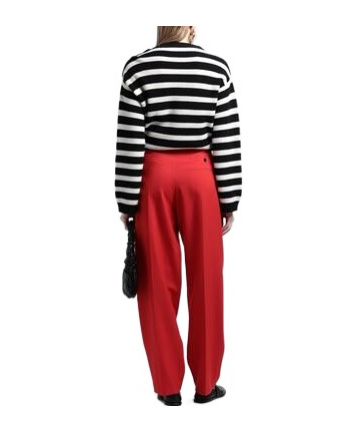 Marni Plain Colour Trousers In Red