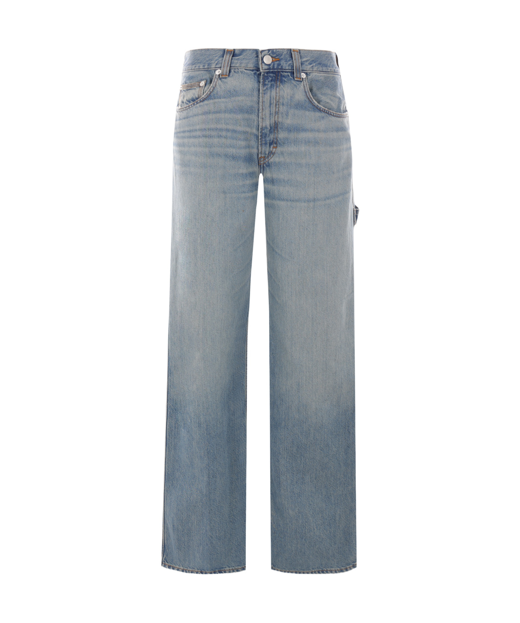 Haikure Logo-patch Jeans In Gray