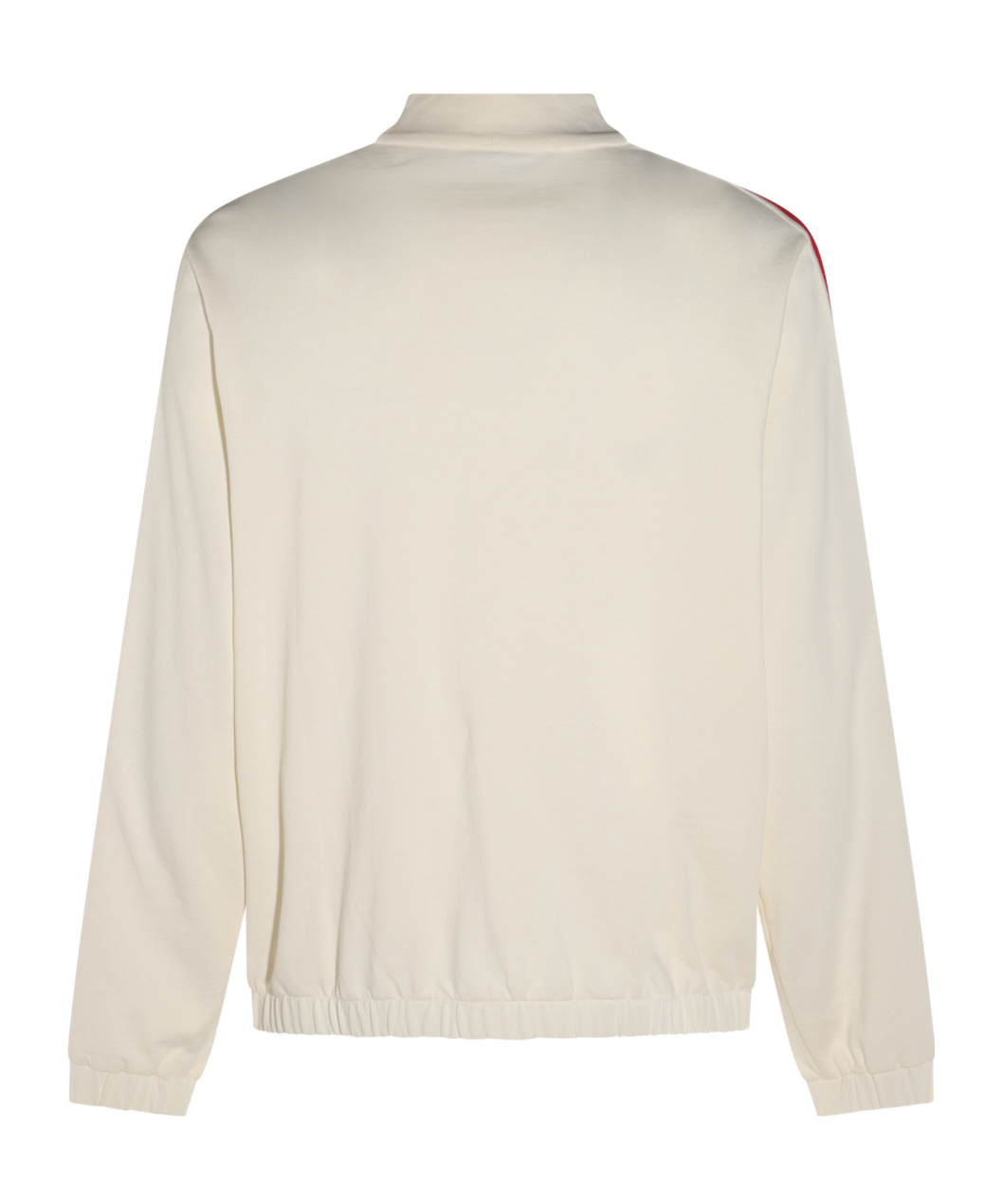 Moncler Long Sleeve Zip-up Sweatshirt In White