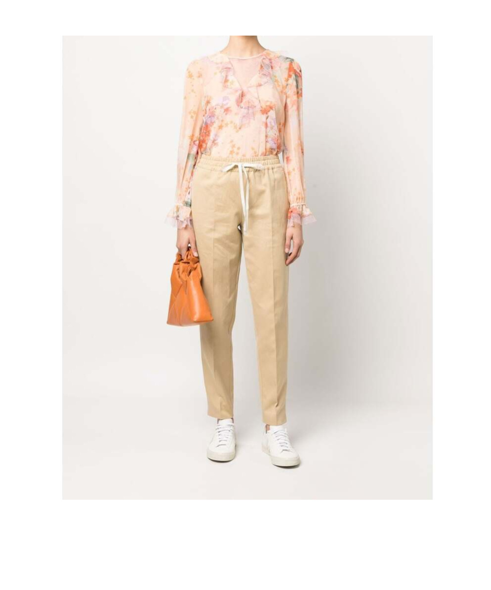 Twinset Ruffled Floral-print Blouse