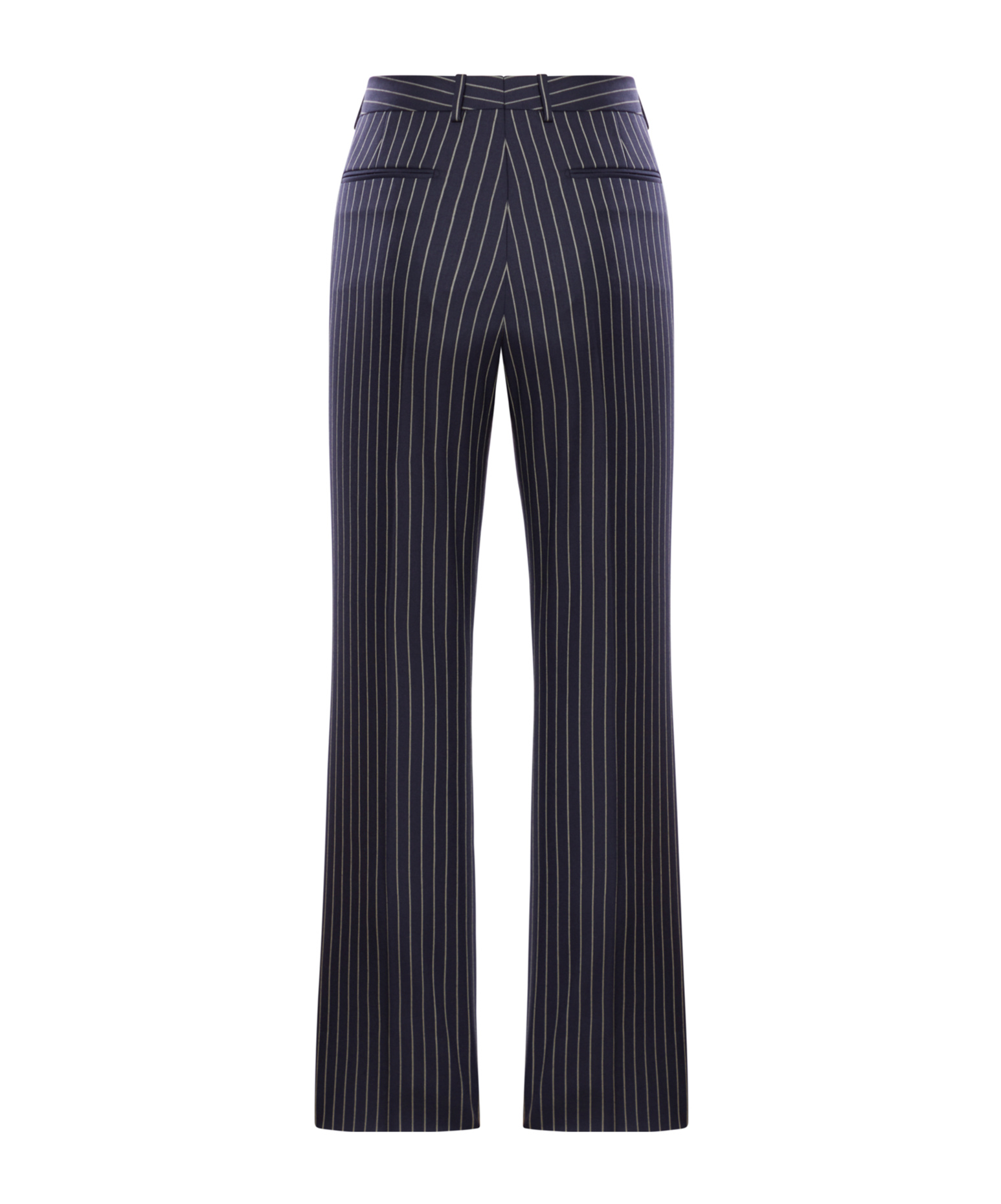 Tom Ford Women Navy Blue Wool Striped Trousers, 28 Luxury Pants For Women Darveys In Black