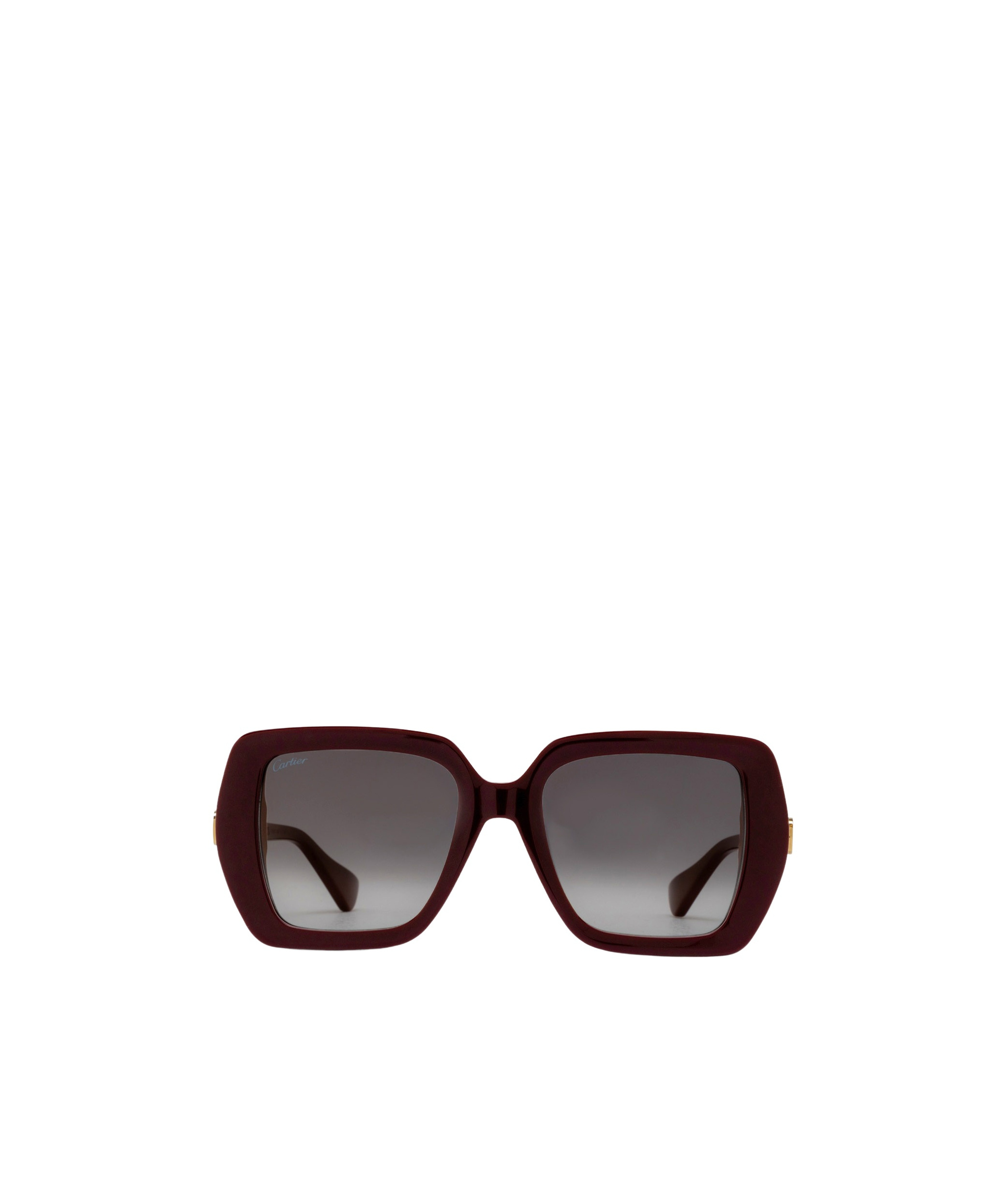 Cartier Square Frame Sunglasses In Black