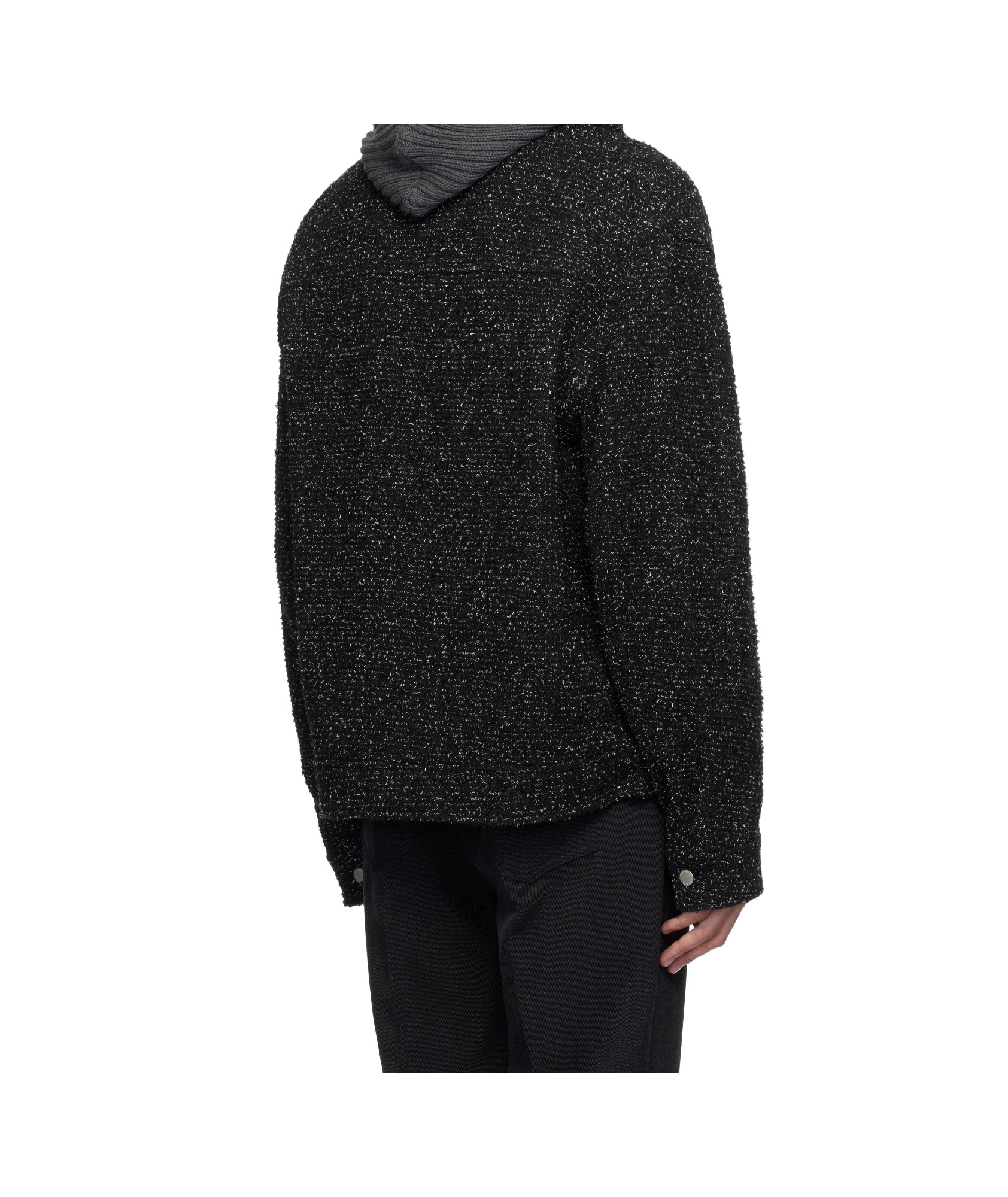 Axel Arigato Long-sleeved Shirt Jacket In Black