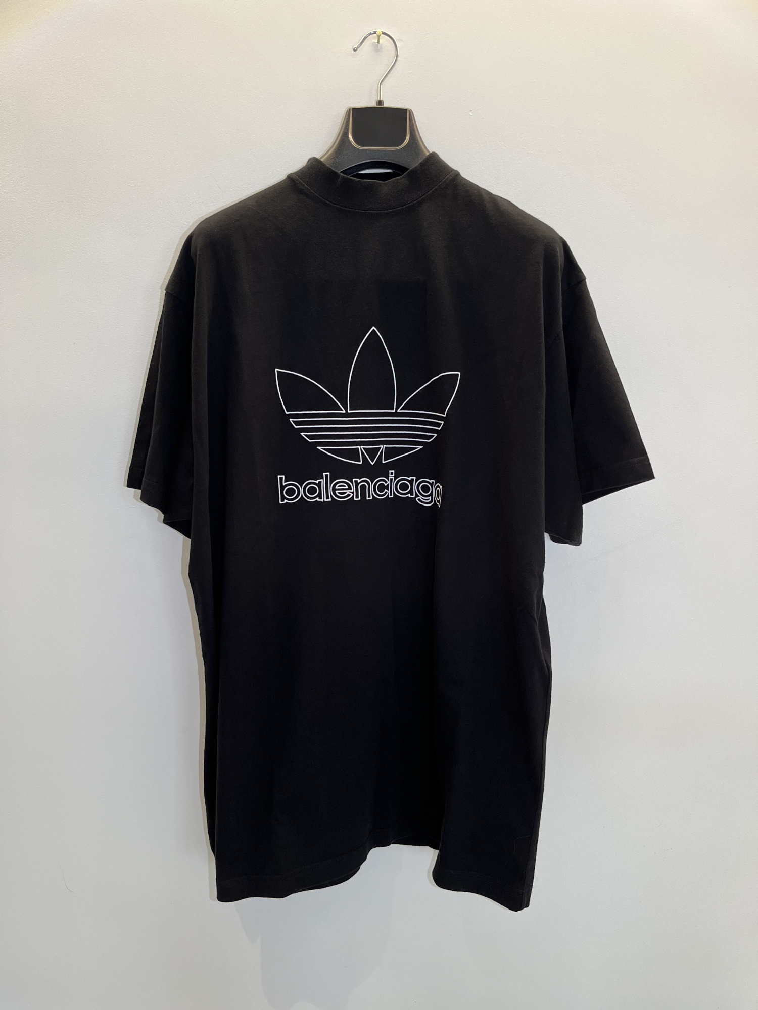 BALENCIAGA T-SHIRT BALENCIAGA / ADIDAS OVERSIZE IN NERO