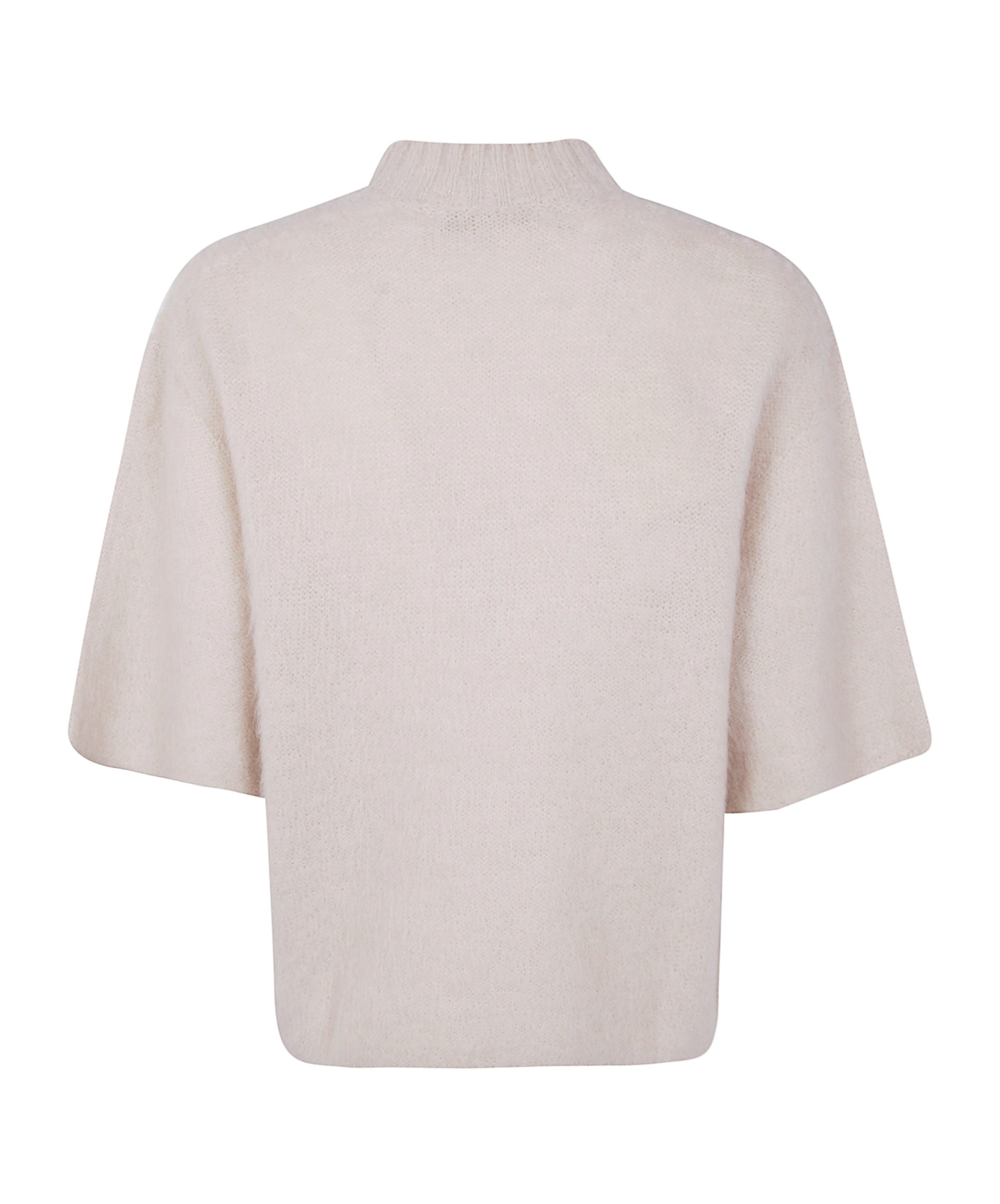 Antonelli Ribbed Knit Sweater In White