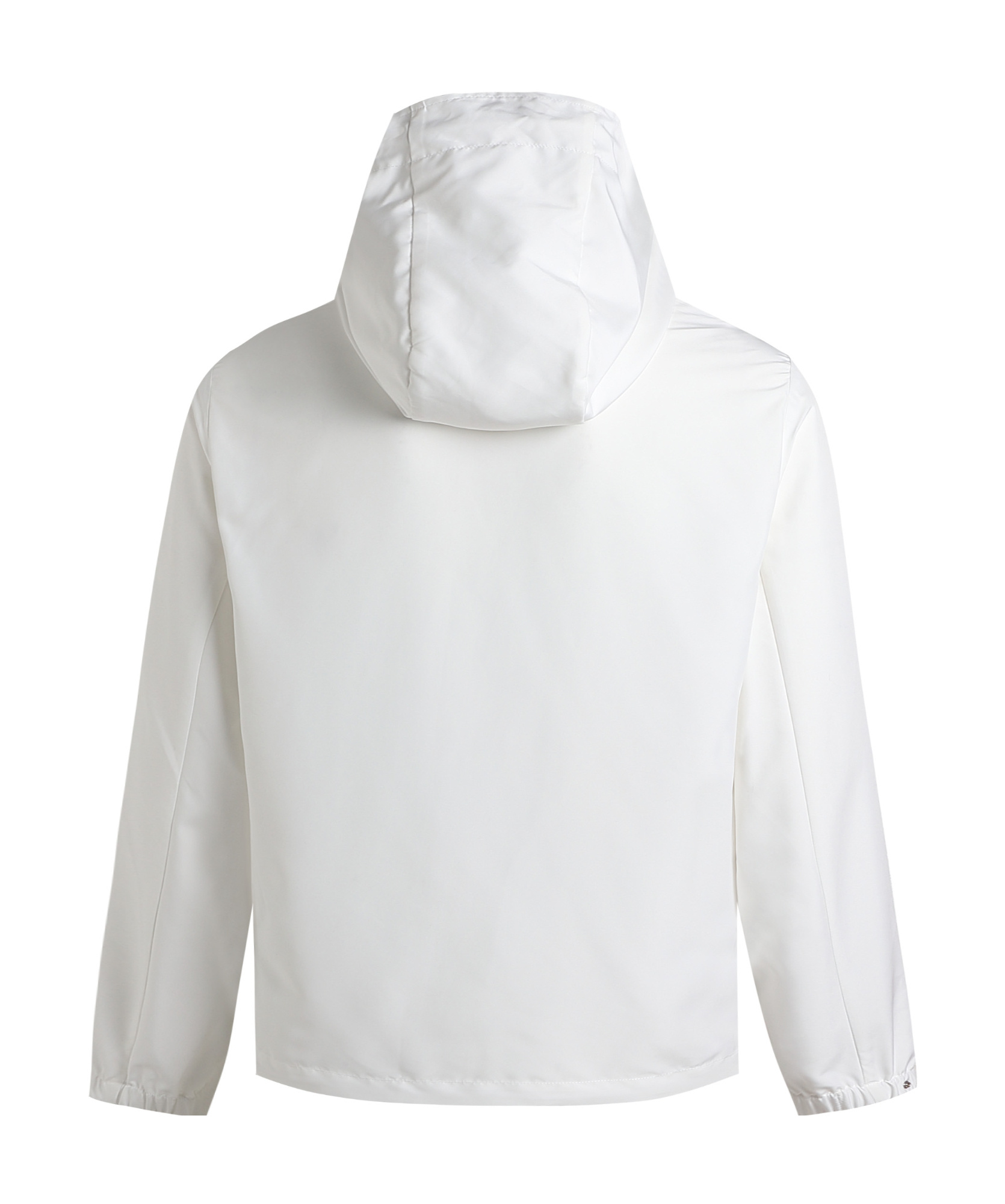 Liuregali Hooded Long-sleeved Casual Jacket In White