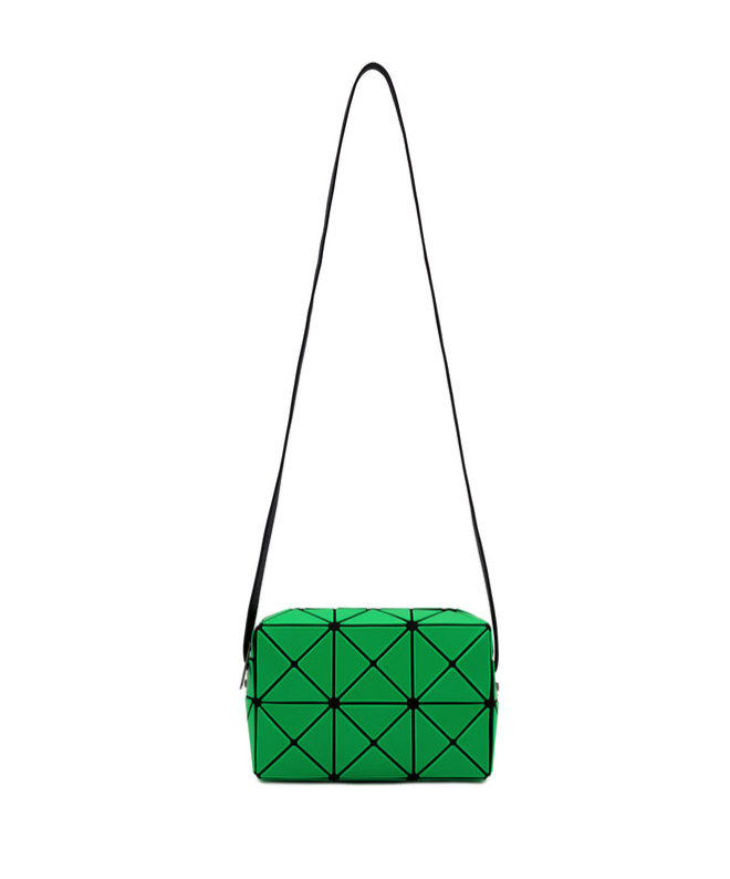 Bao Bao Issey Miyake Cuboid Crossbody Bag In Green