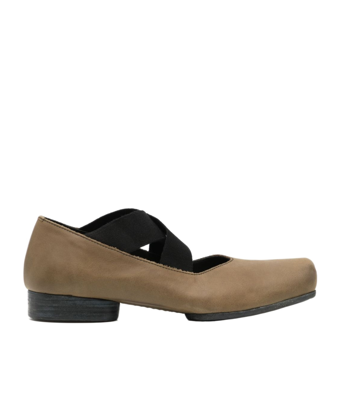 Uma Wang Square-toe Ballet Flats In Brown