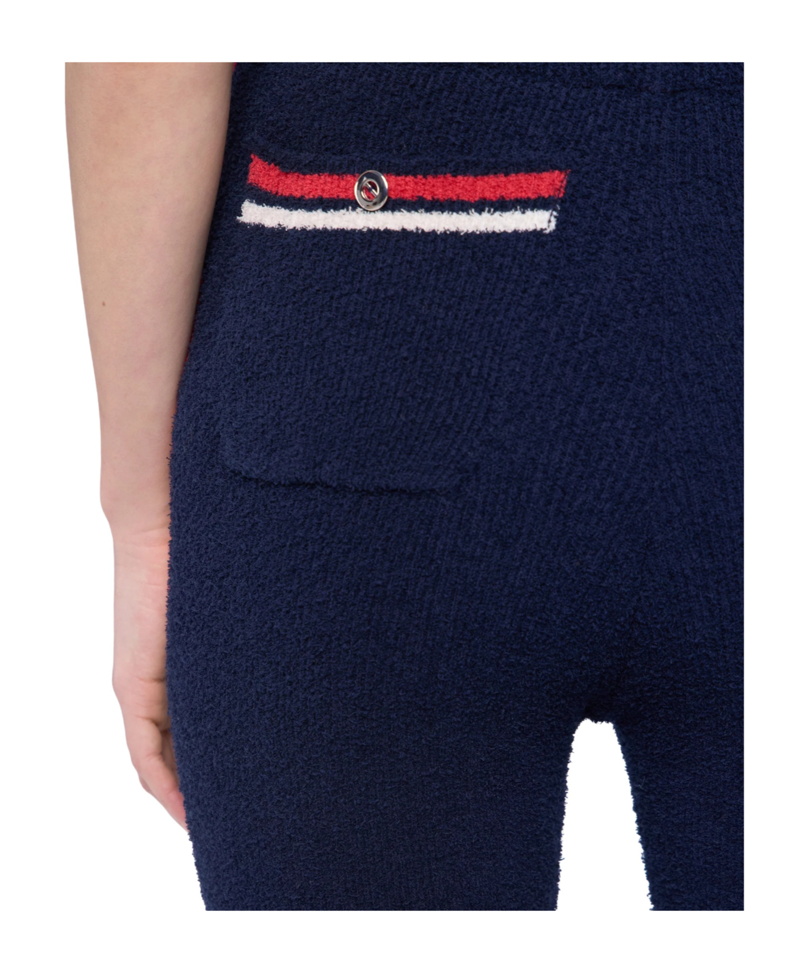 Rabanne Knitted Trousers In Blue