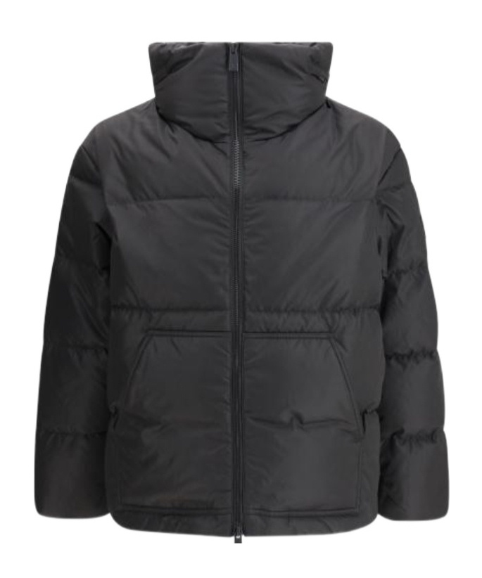 Premiata Padded Nylon Down Jacket In Gray