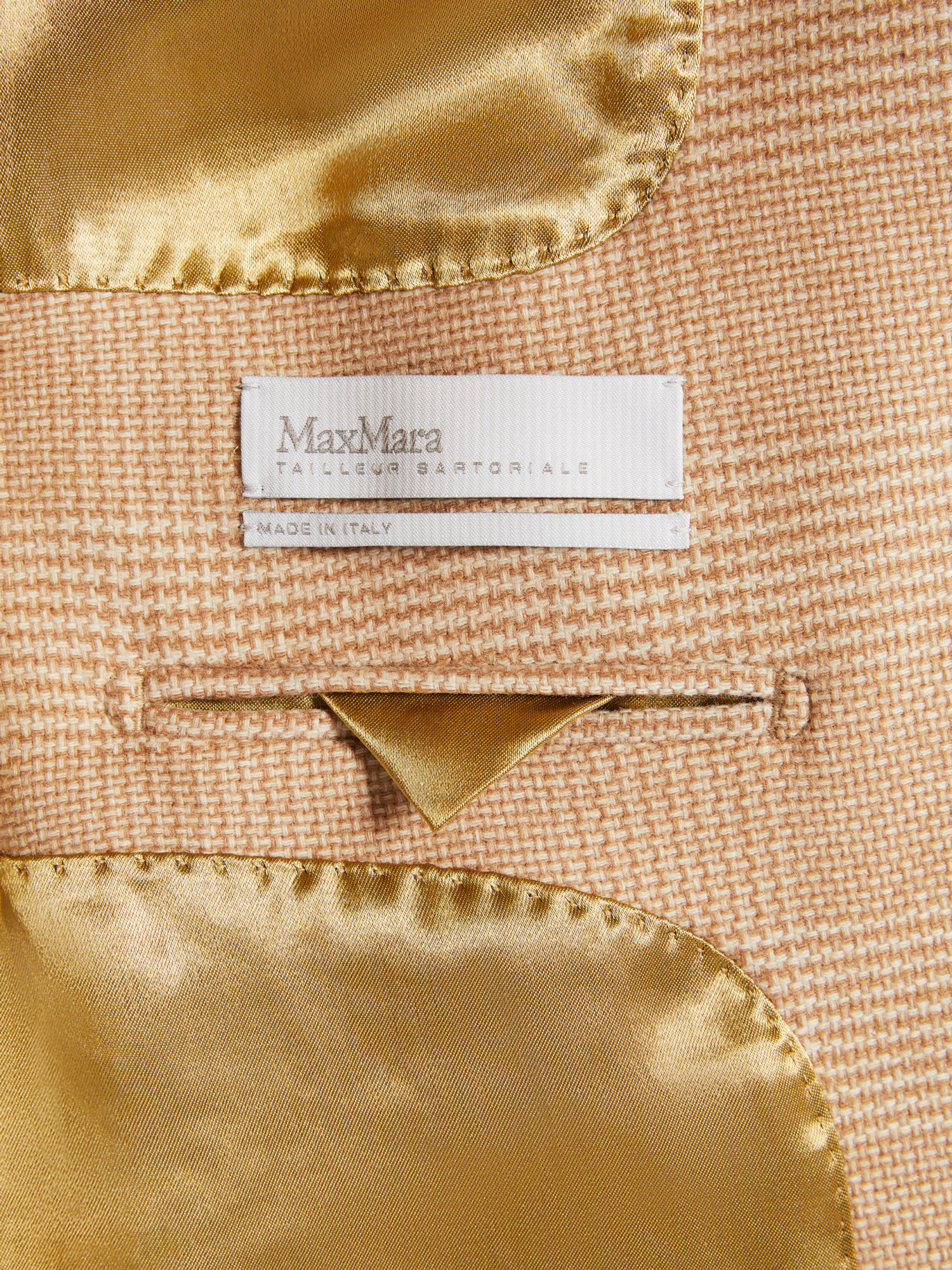 Shop Max Mara Unghia Single-breasted Jacket In Nude