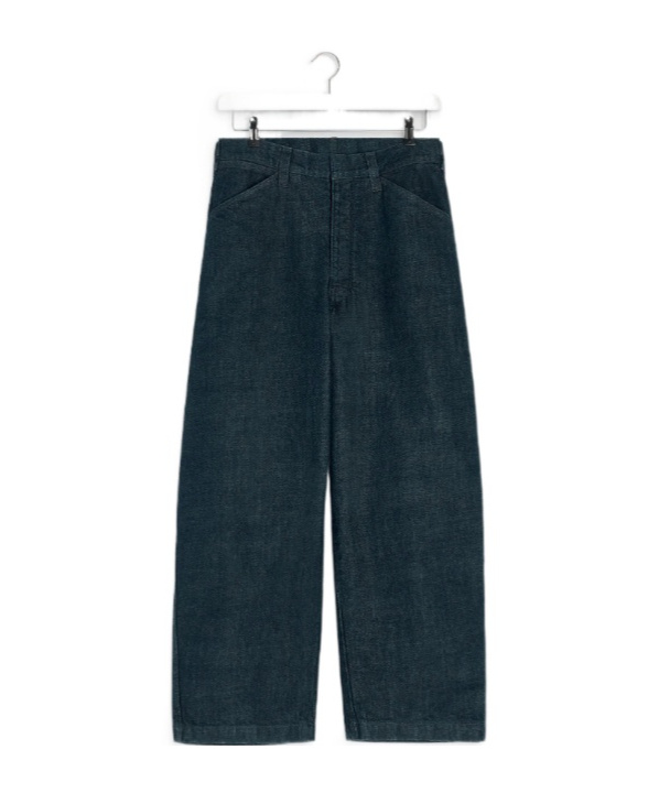 Lemaire Adjustable-strap Jeans In Green