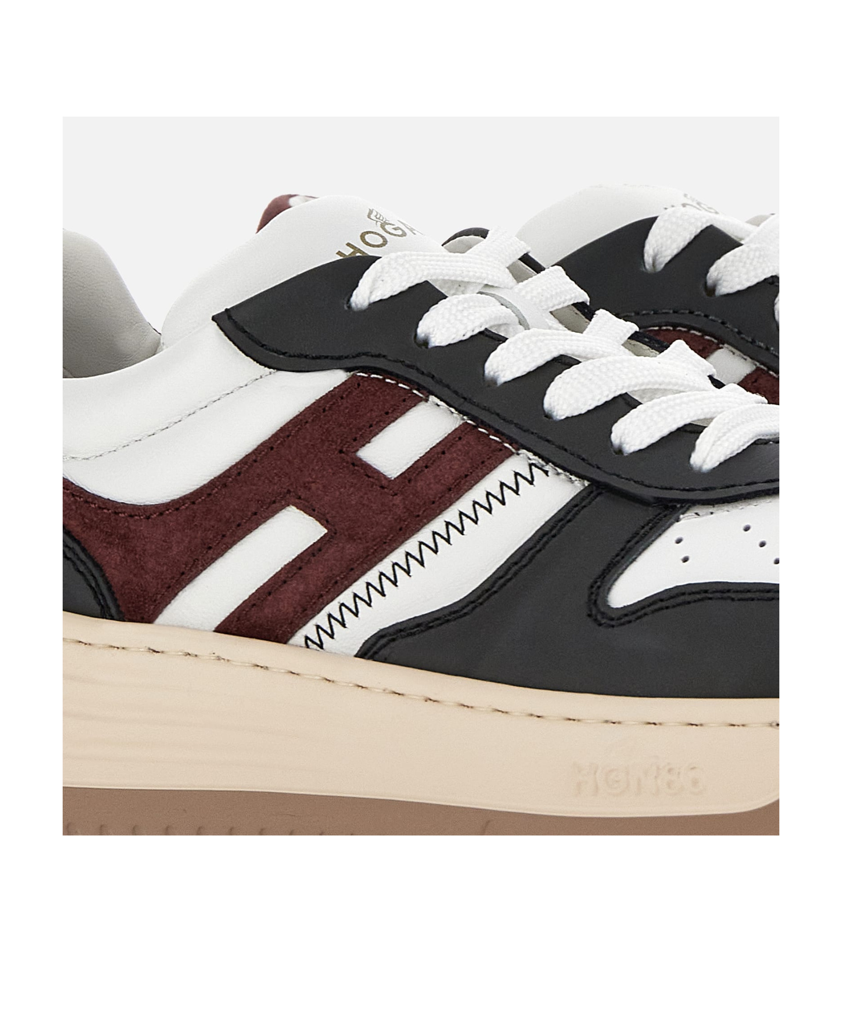 Hogan Lace-up Low-cut Casual Shoes In Multicolor