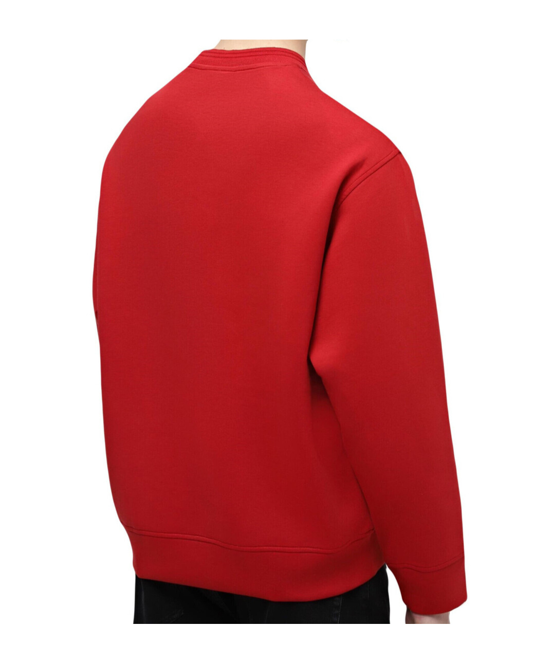 Emporio Armani Long-sleeved Sweater In Red