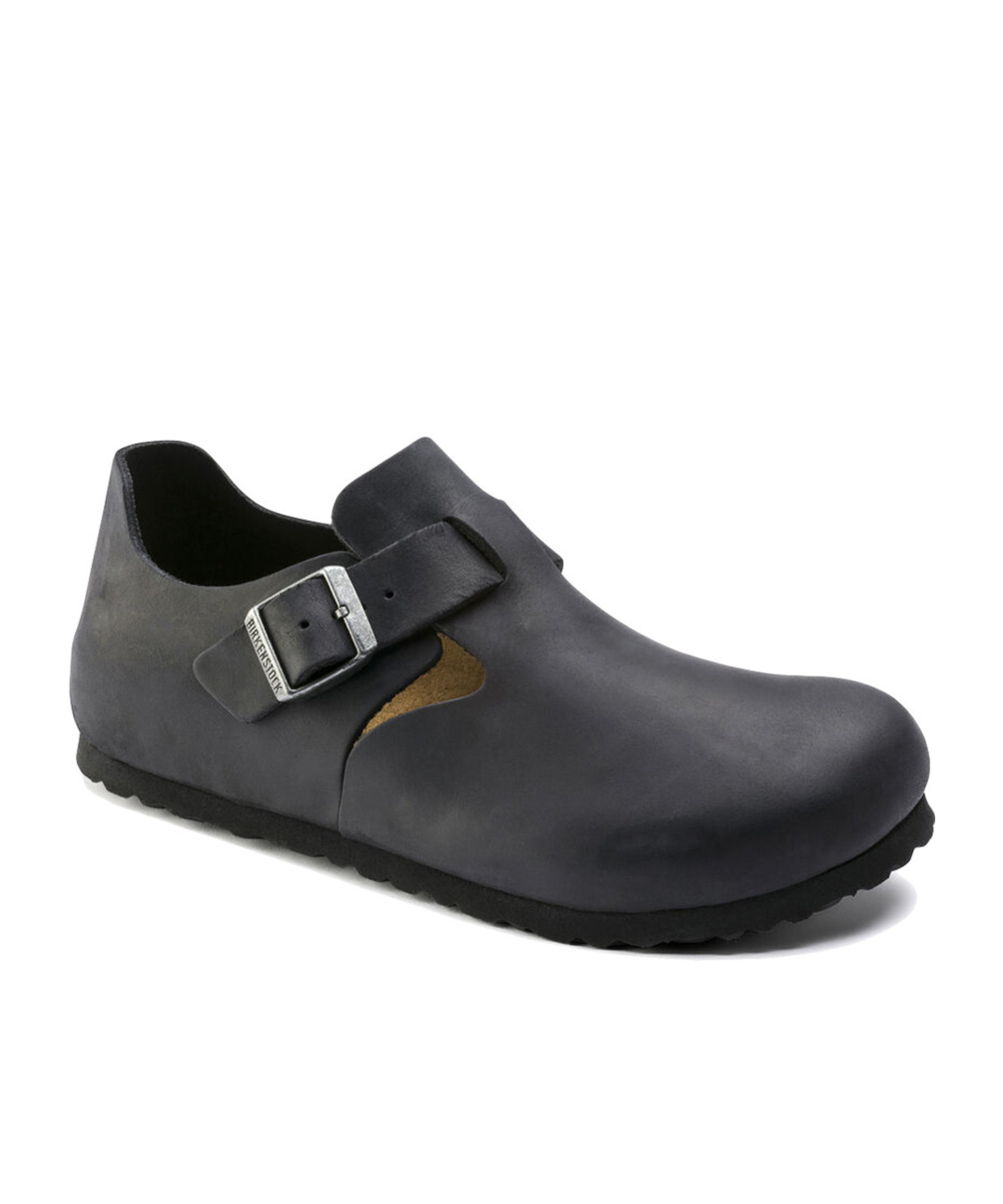 Birkenstock London Suede Clogs In Black
