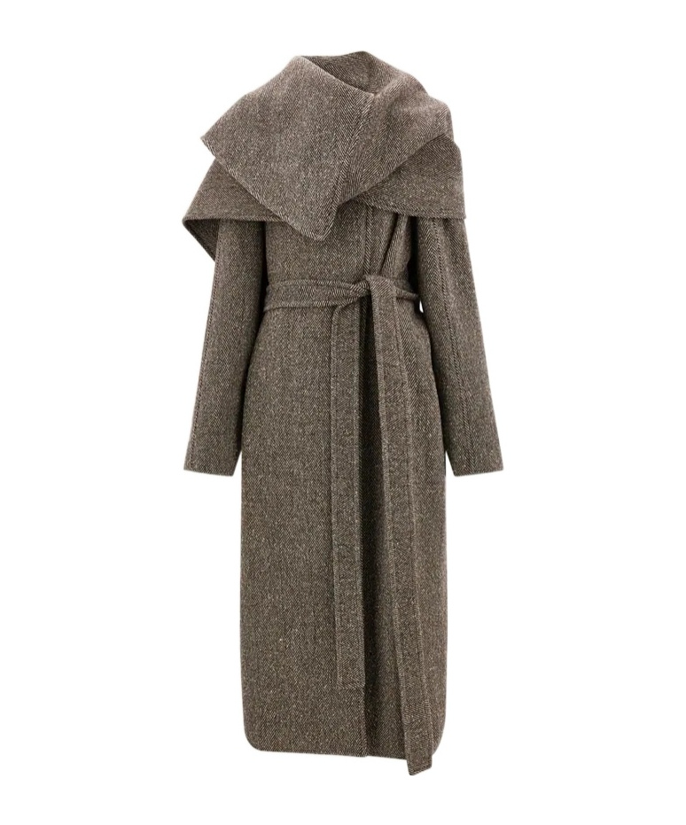 Ferragamo Oversize Asymmetrical Coat