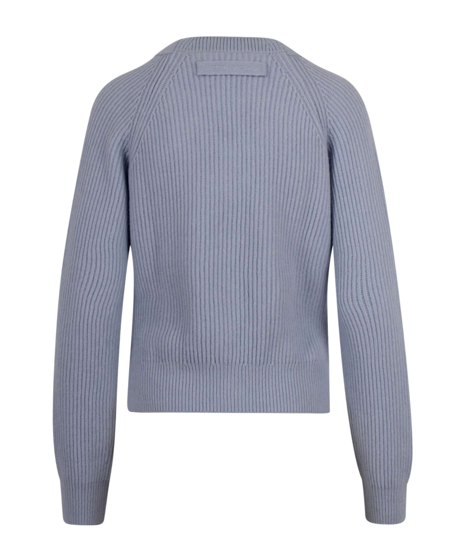 Victoria Beckham V-neck Buttoned Cardigan In Gray