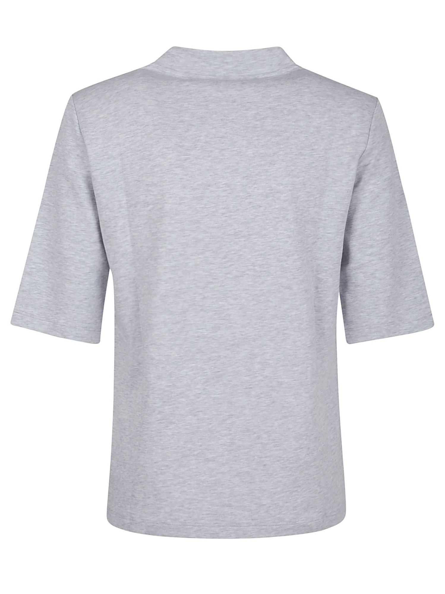 Peserico Relaxed Fit Grey Cotton Blend Shirt