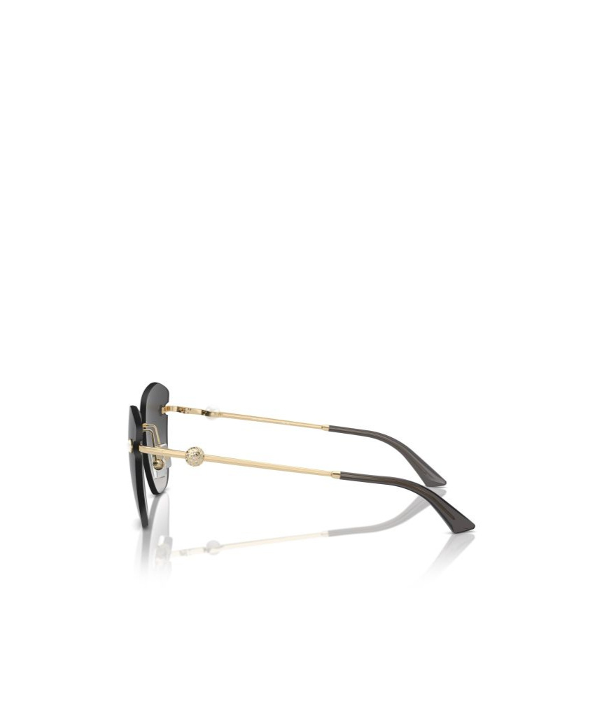 Jimmy Choo Womens Gold Jc4004hb Butterfly-frame Metal Sunglasses In Black
