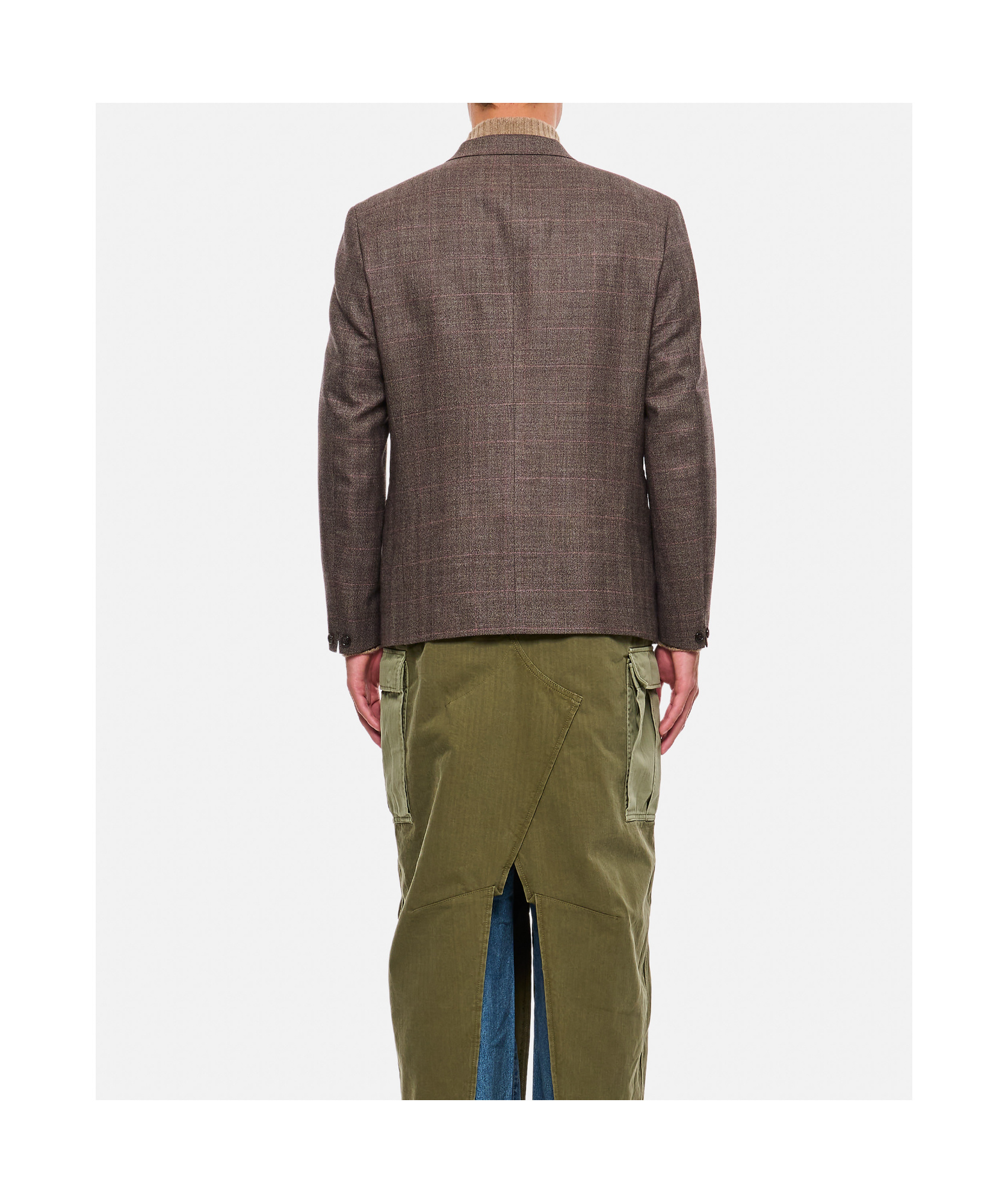 Junya Watanabe Single-breasted Blazer In Brown